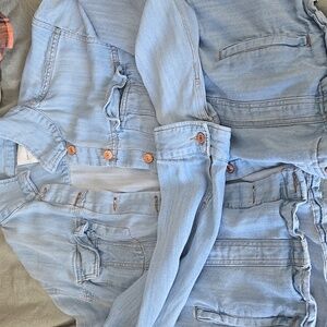 Size 2xl thread and supply Jean like jacket
